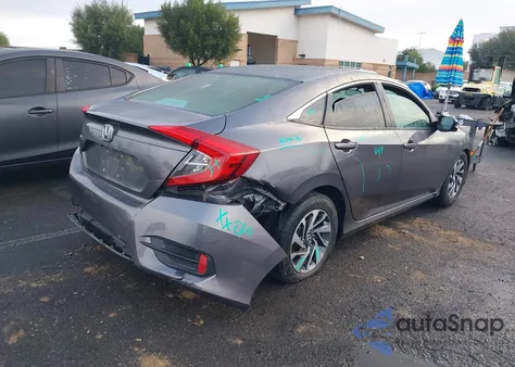 2016 Honda Civic Ex from USA, damaged, VIN 19XFC2F83GE003714